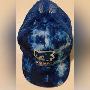 SONIC THE HEDGEHOG Lightning Hat - Sega Trucker Mesh Cap